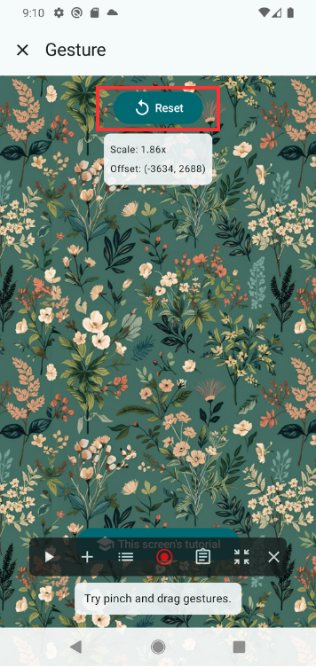 Image in a image block