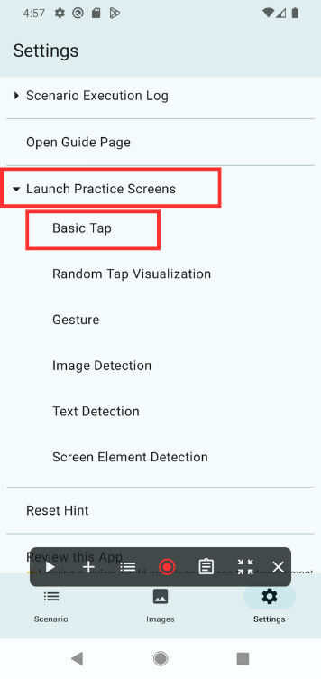 Image in a image block