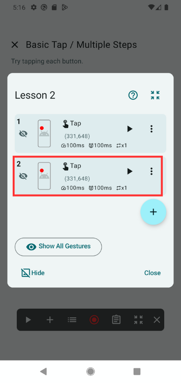 Image in a image block